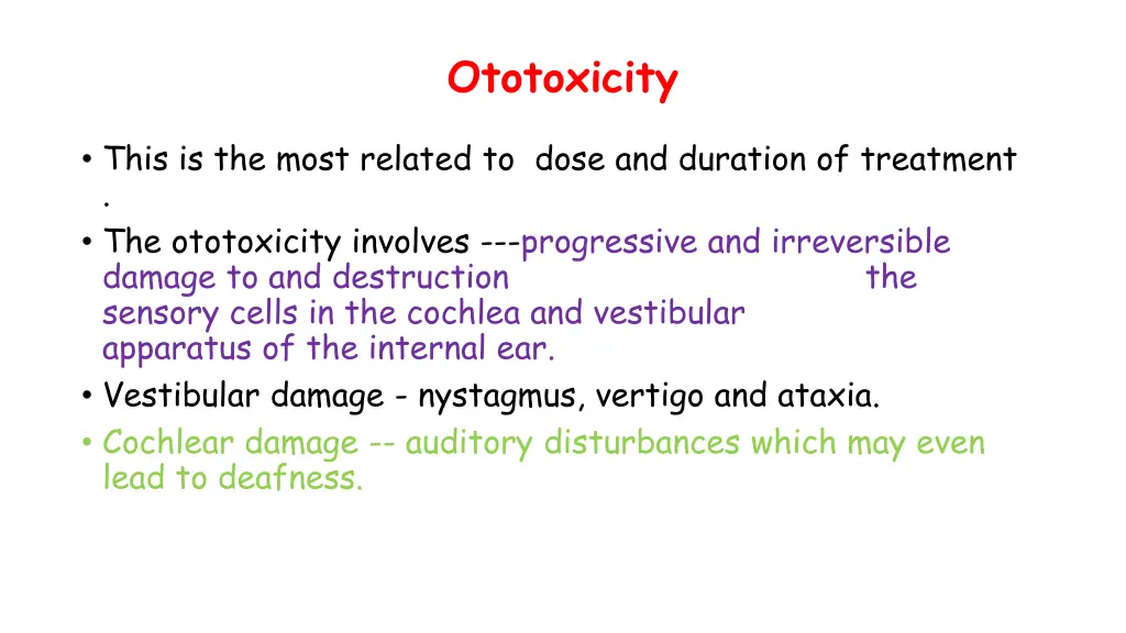 ototoxicity