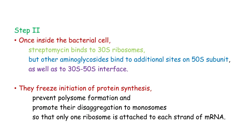 step ii once inside the bacterial cell