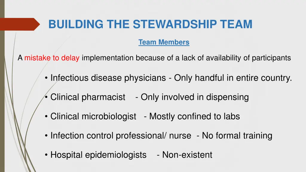 building the stewardship team