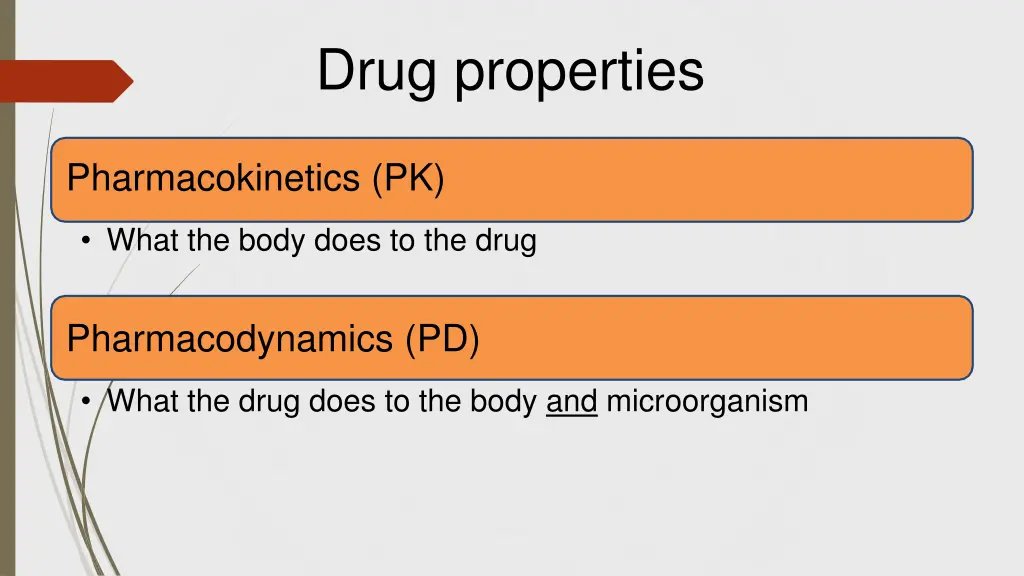 drug properties