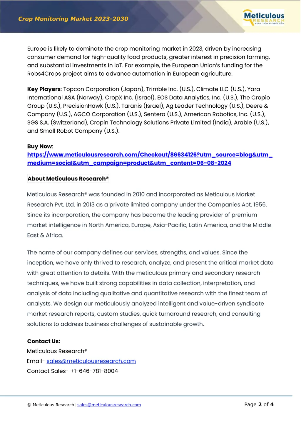 crop monitoring market 202 3 203 0 1