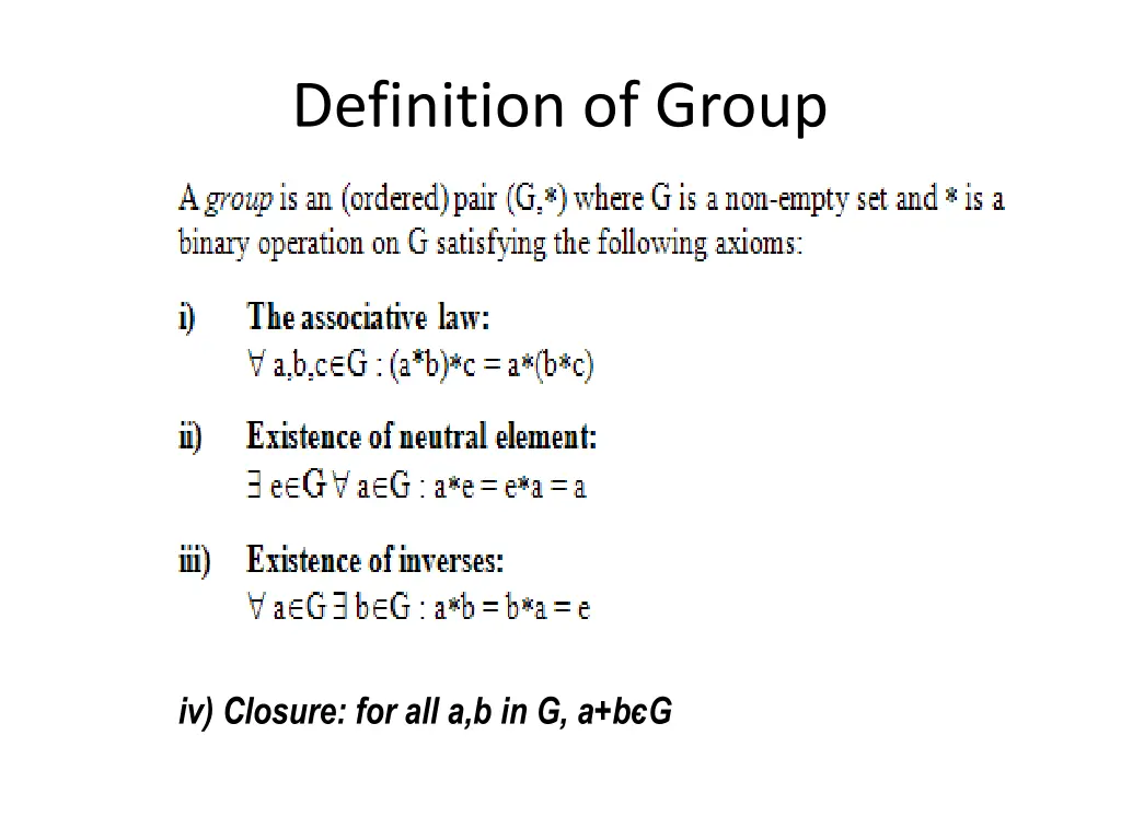 definition of group