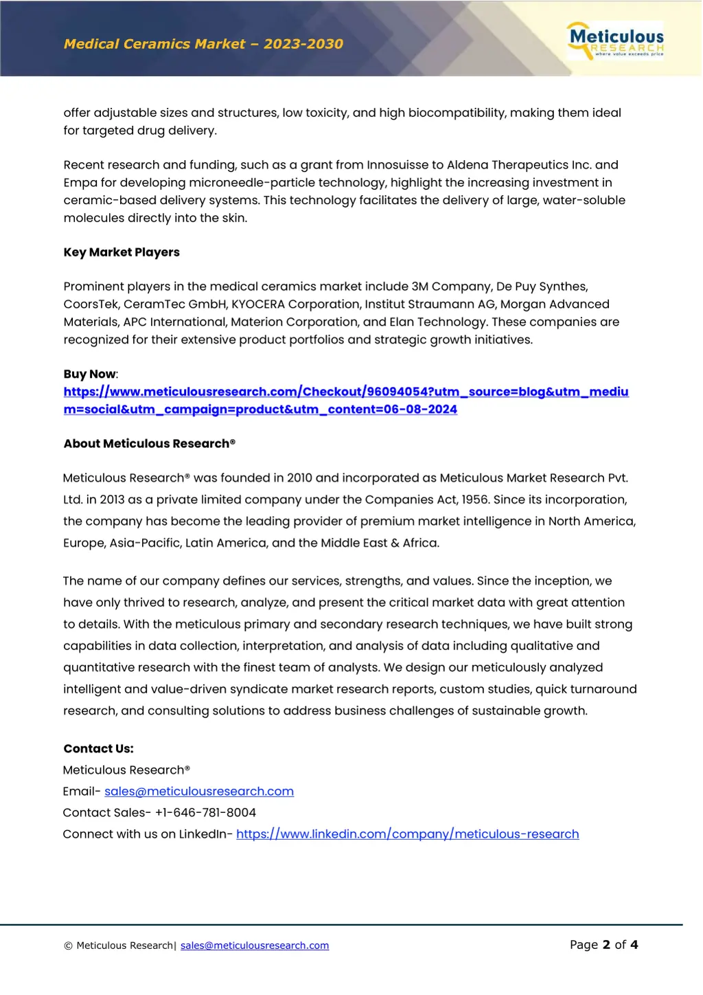 medical ceramics market 20 2 3 20 3 0 1