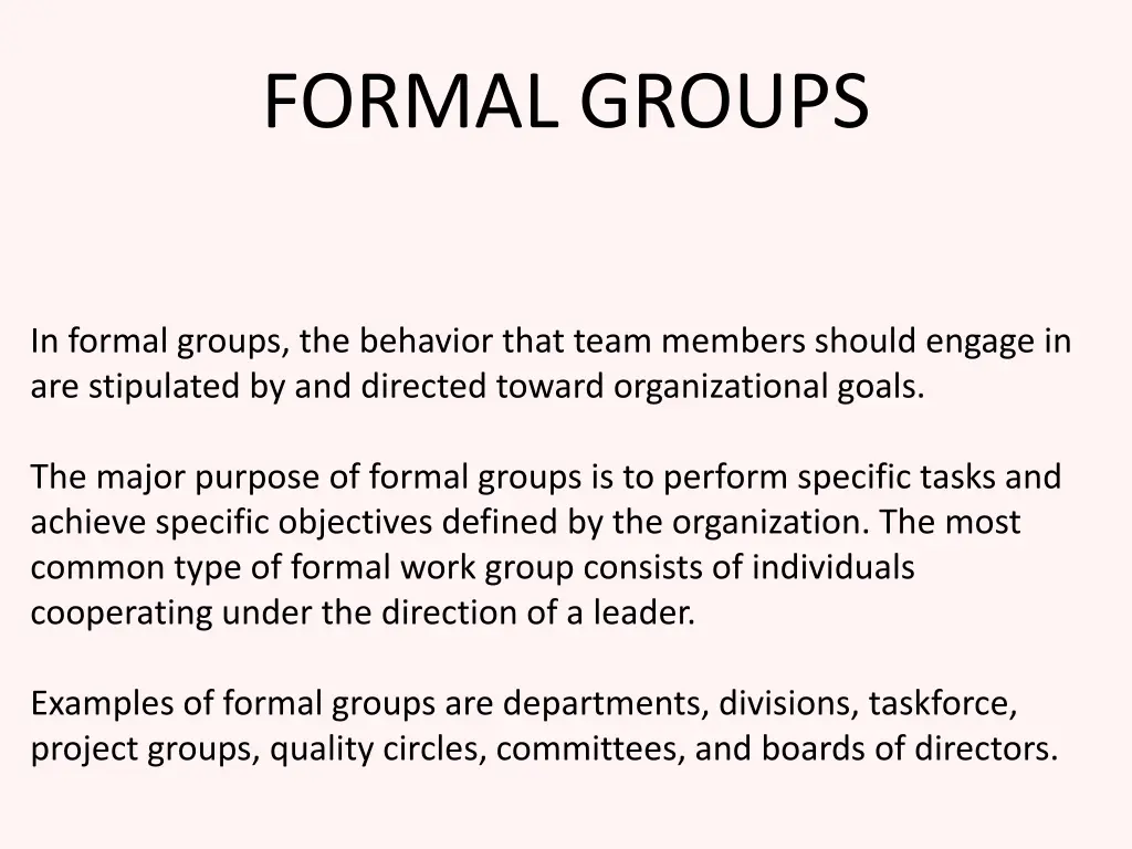 formal groups