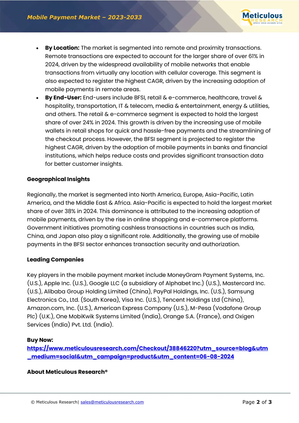 mobile payment market 2023 2033 1