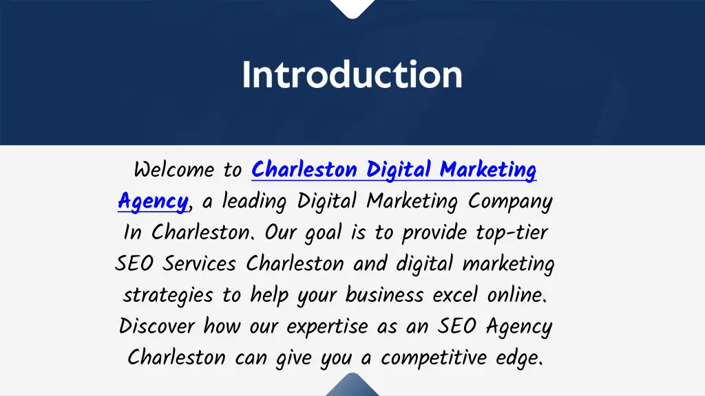 welcome to charleston digital marketing agency