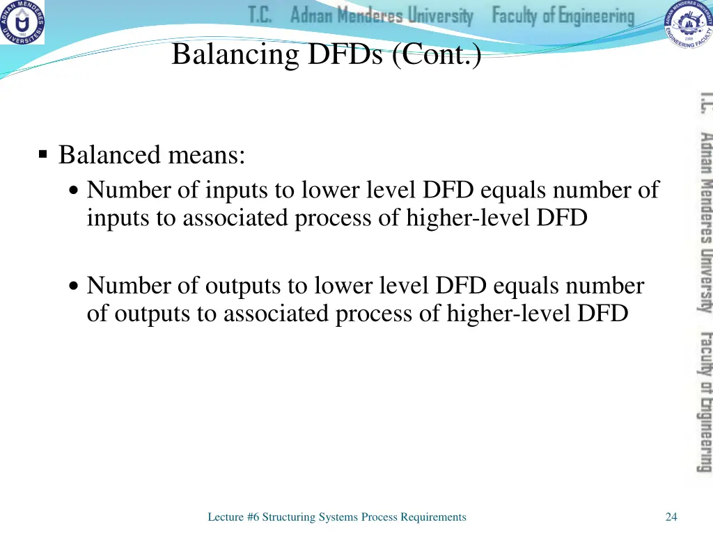 balancing dfds cont