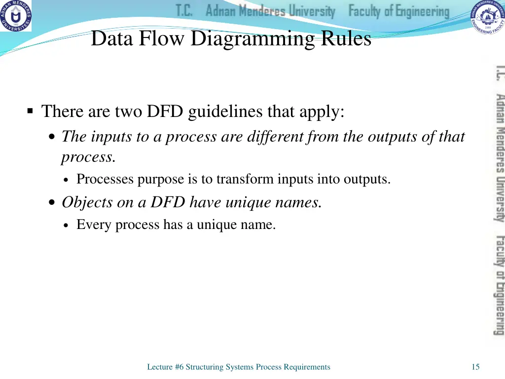 data flow diagramming rules