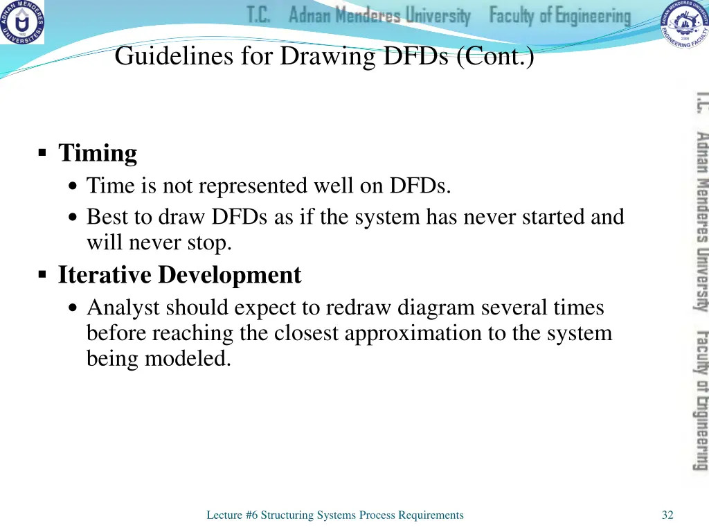 guidelines for drawing dfds cont