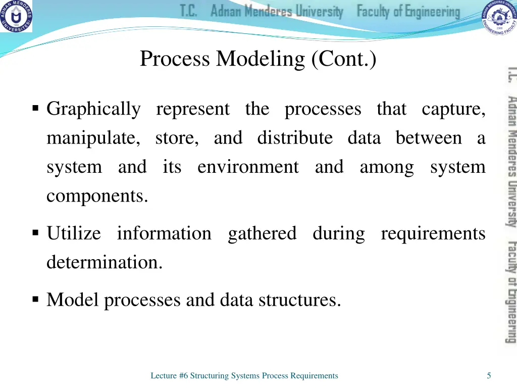 process modeling cont