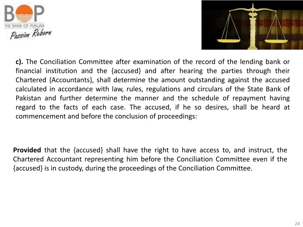 c the conciliation committee after examination