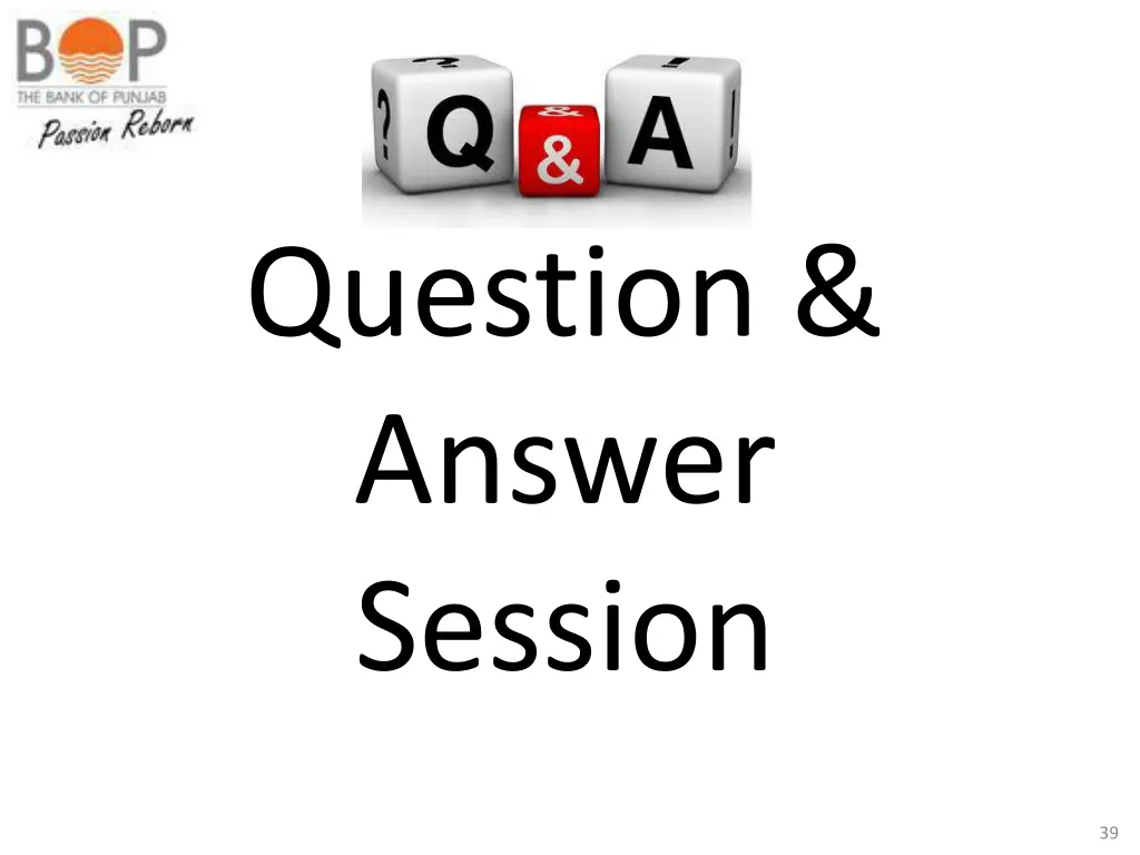 question answer session 1