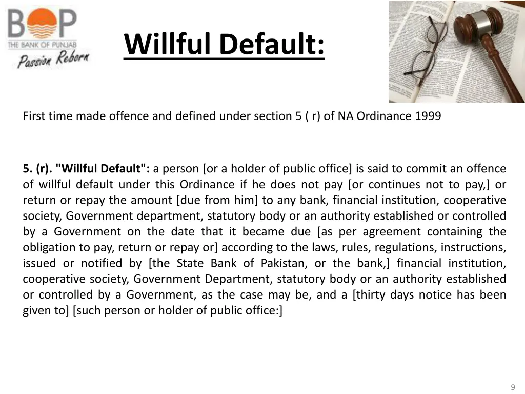 willful default