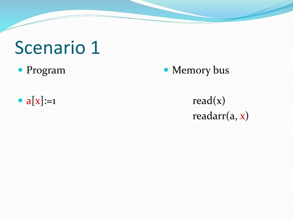 scenario 1