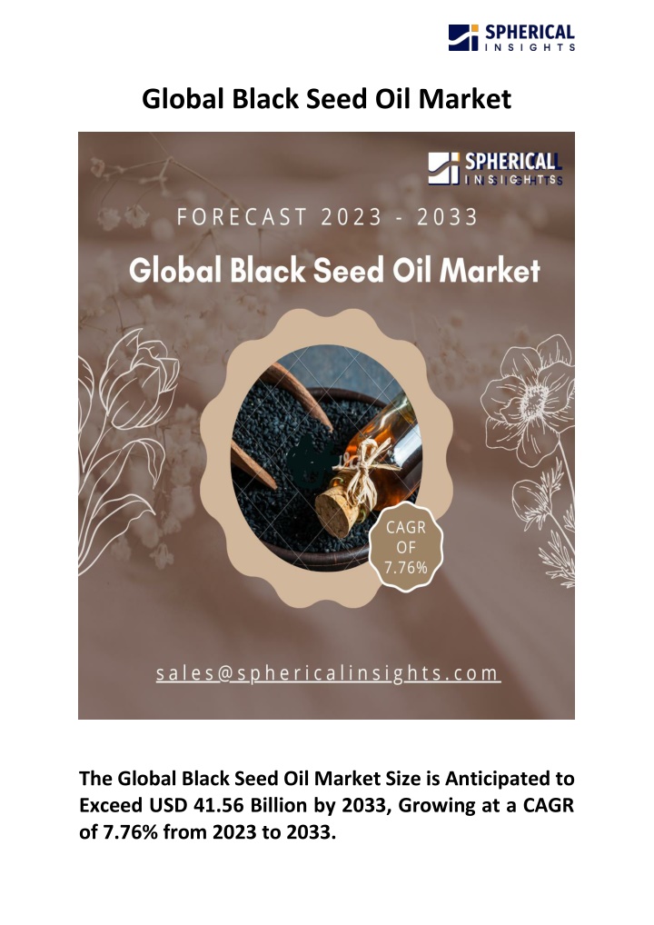 global black seed oil market