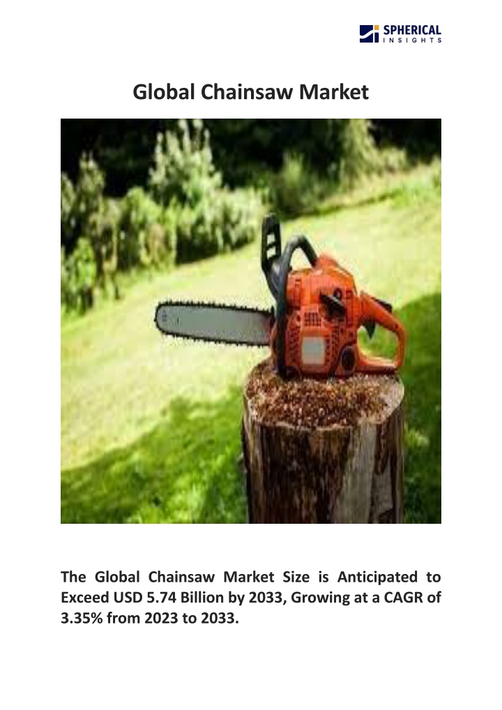 global chainsaw market
