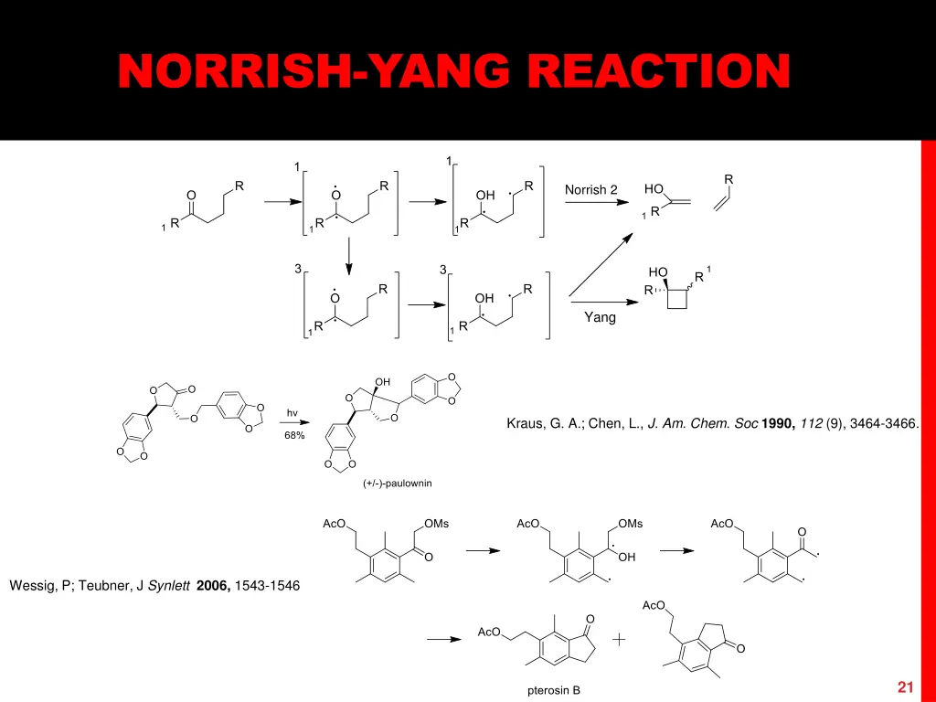 norrish yang reaction