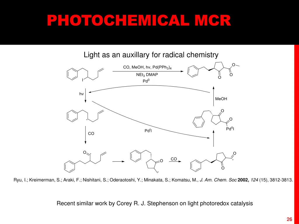 photochemical mcr