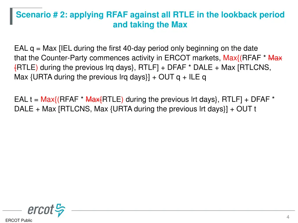 scenario 2 applying rfaf against all rtle