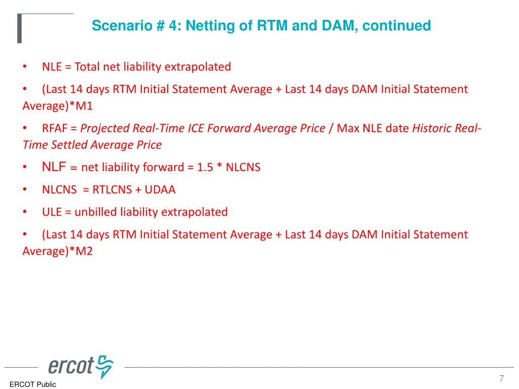 scenario 4 netting of rtm and dam continued