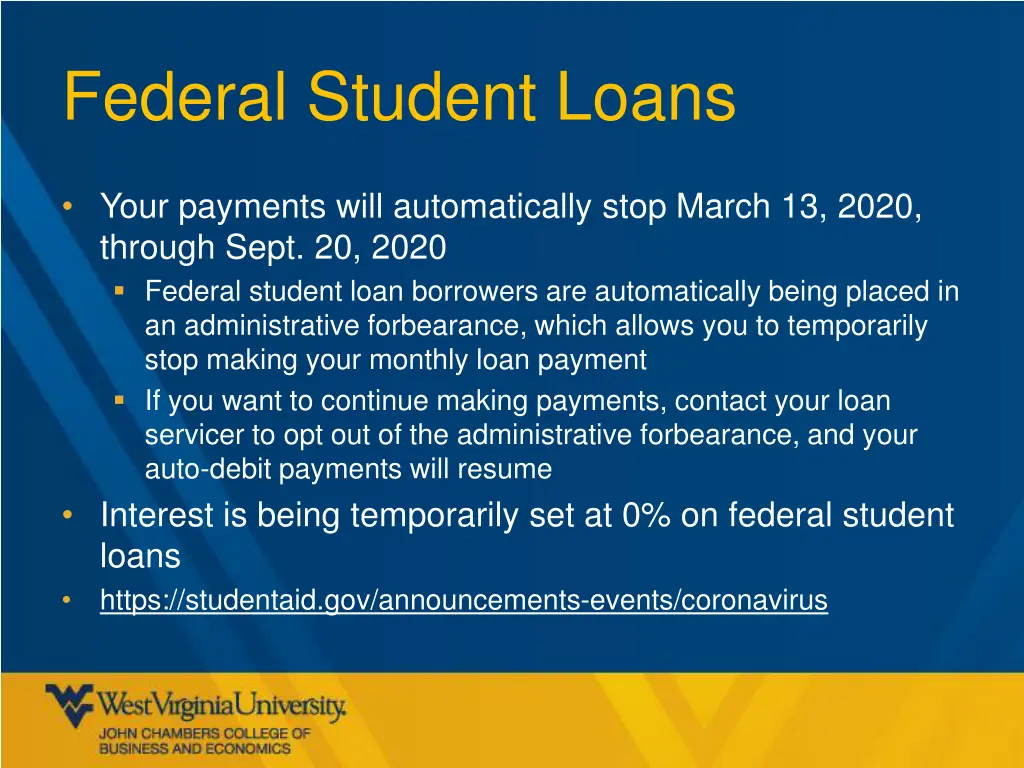 federal student loans