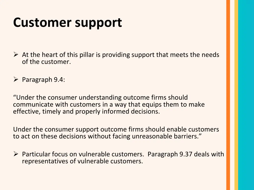 customer support