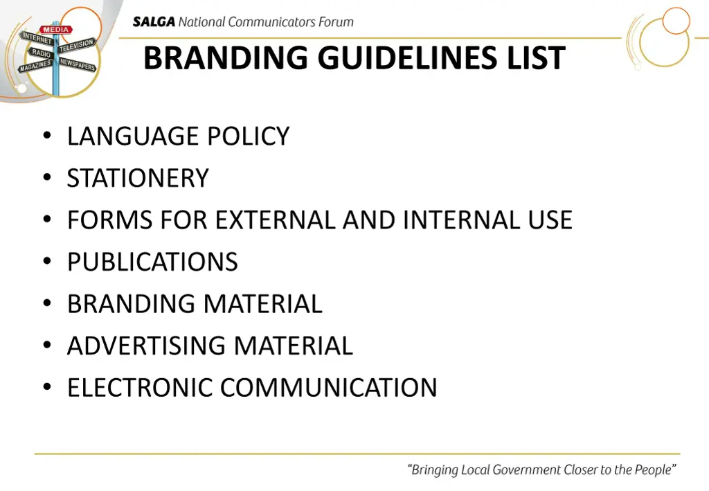 branding guidelines list