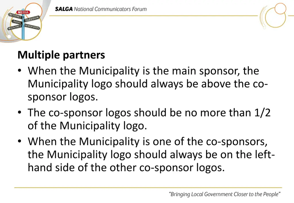 multiple partners when the municipality