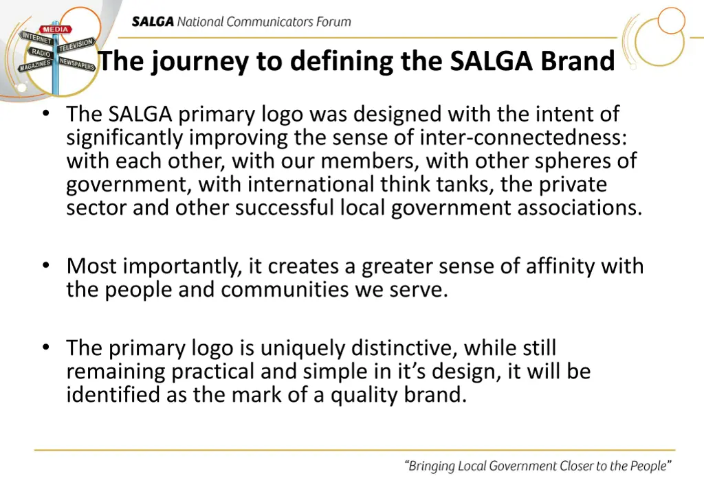 the journey to defining the salga brand