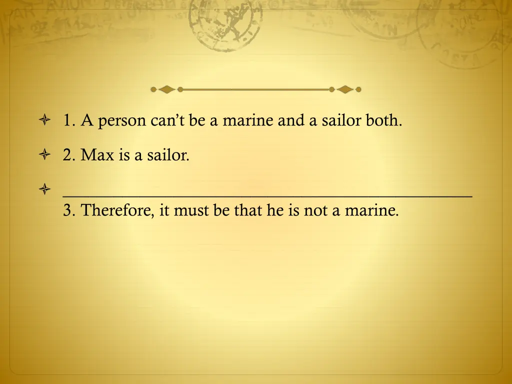 1 a person can t be a marine and a sailor both