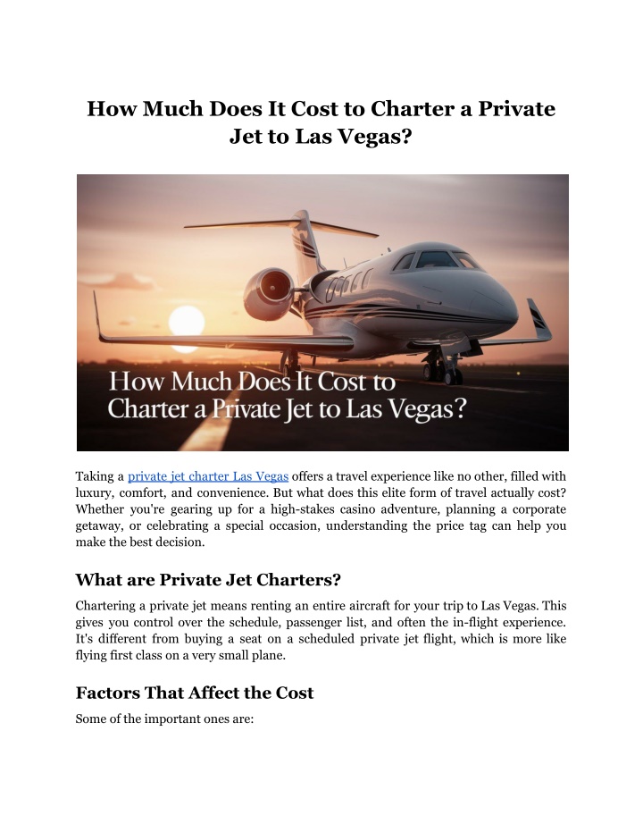 how much does it cost to charter a private