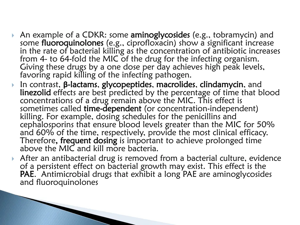 an example of a cdkr some aminoglycosides some