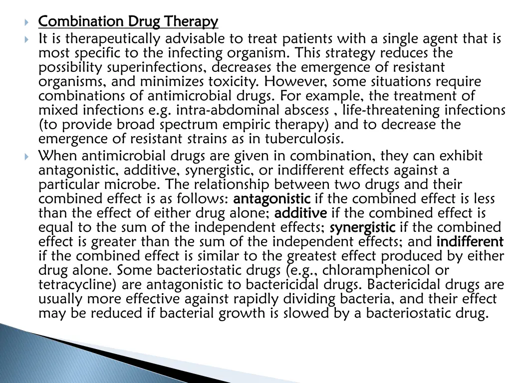 combination drug therapy combination drug therapy