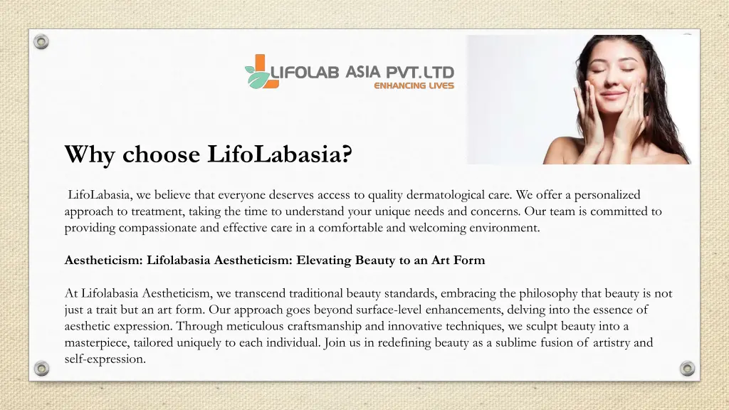 why choose lifolabasia