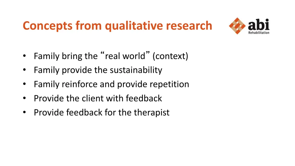 concepts from qualitative research