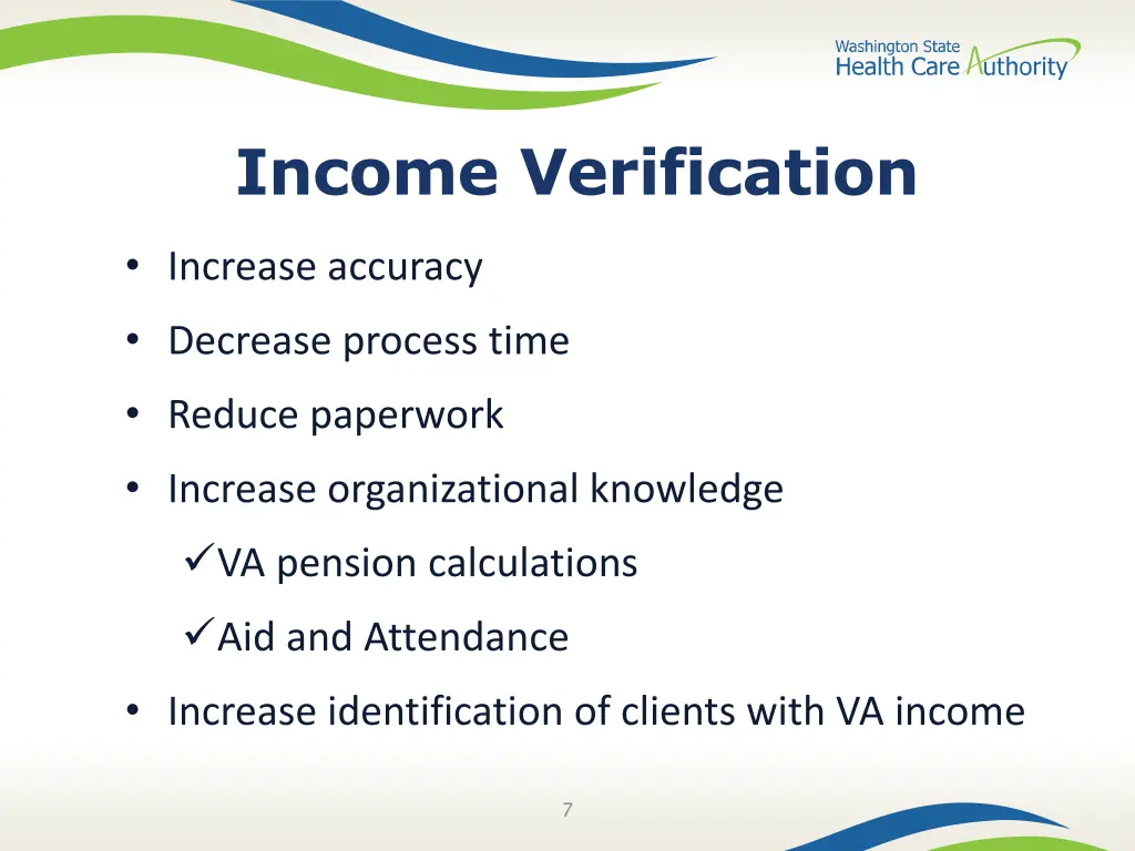 income verification