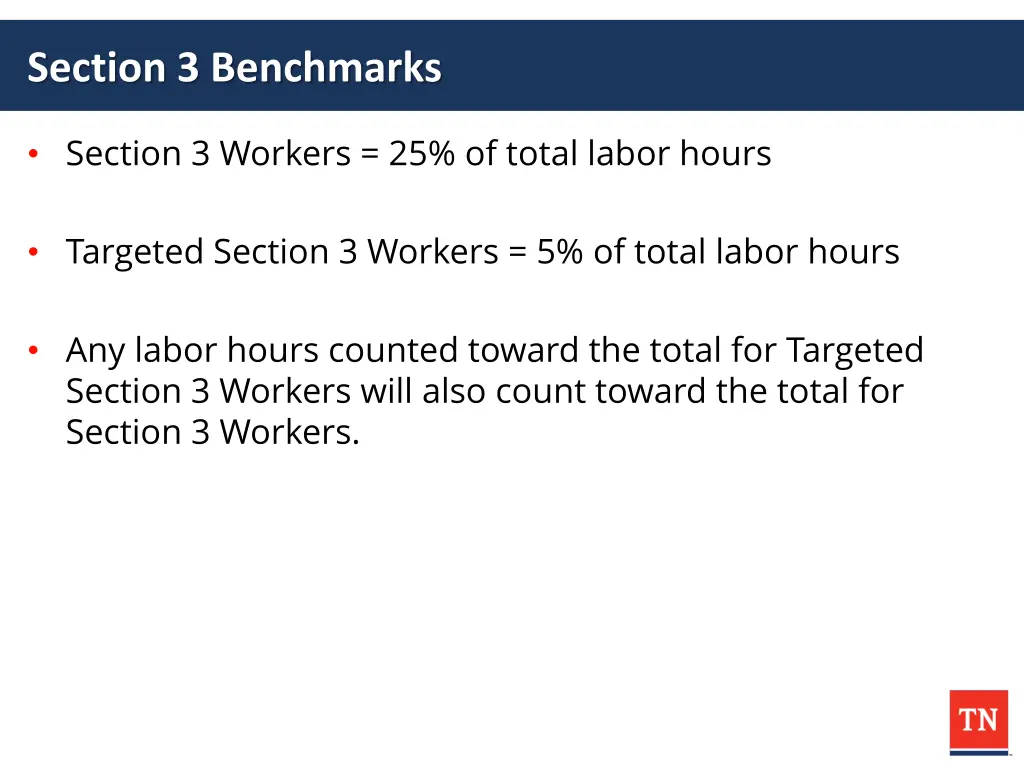 section 3 benchmarks