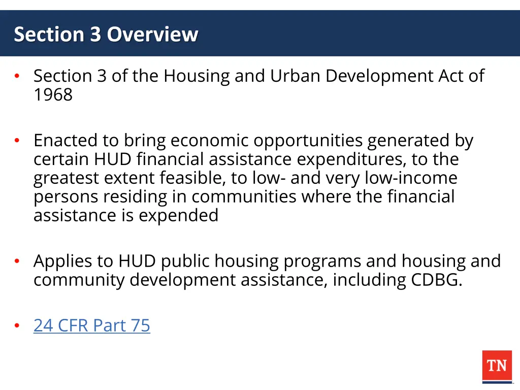 section 3 overview