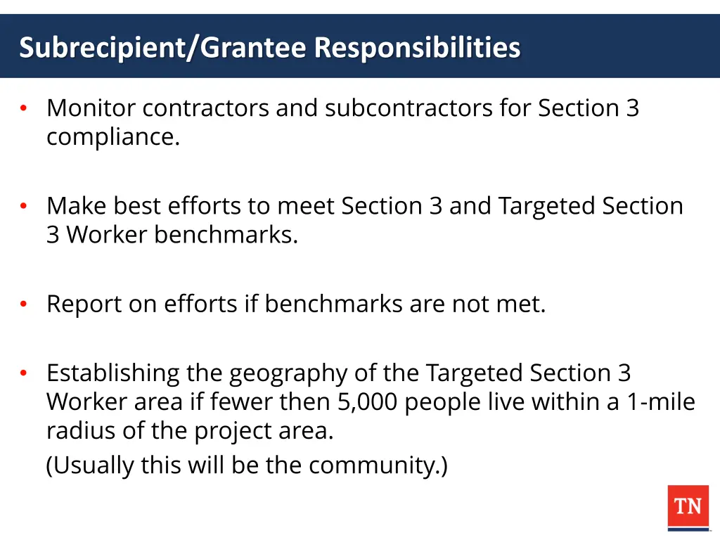 subrecipient grantee responsibilities 1