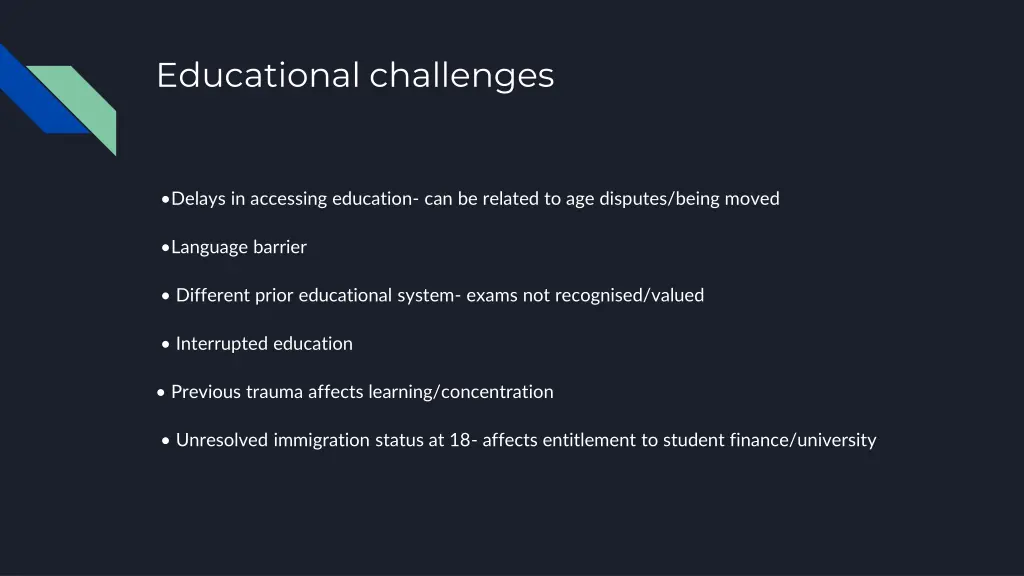 educational challenges