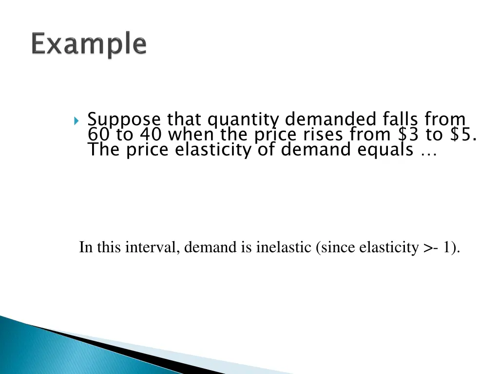 suppose that quantity demanded falls from