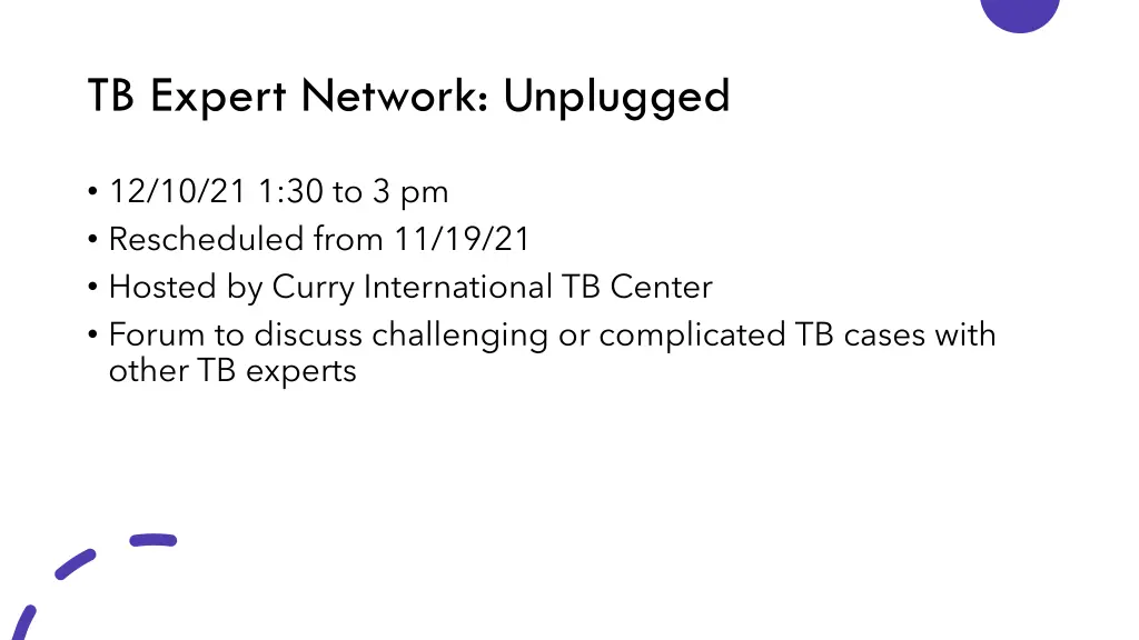 tb expert network unplugged