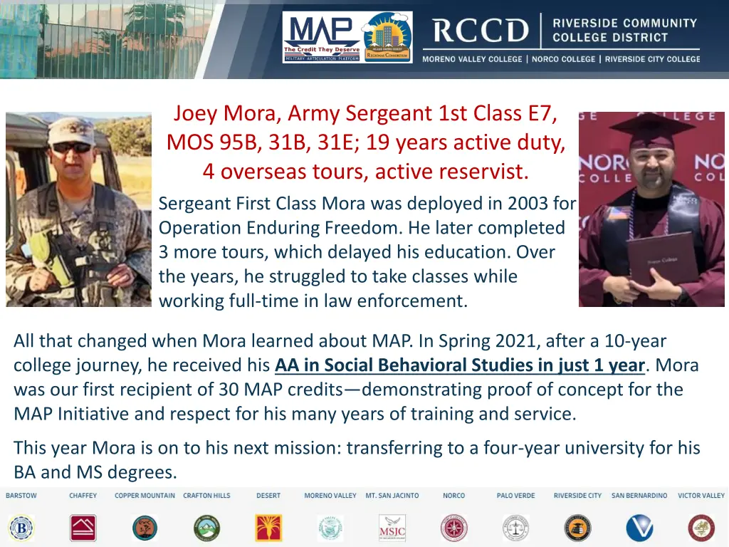 joey mora army sergeant 1st class