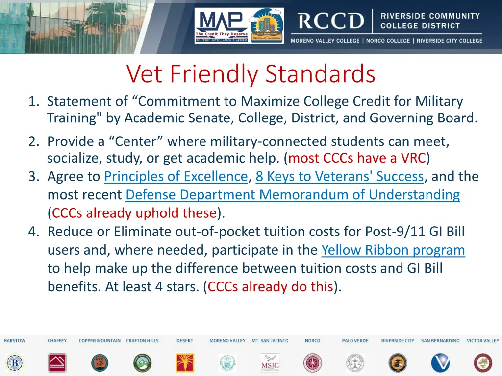 vet friendly standards 1 statement of commitment