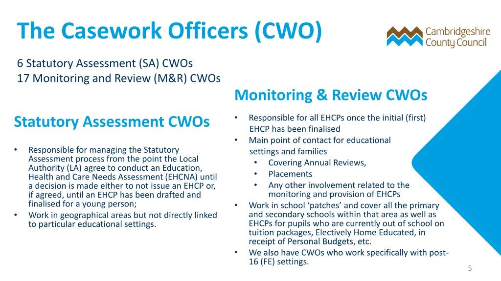 the casework officers cwo