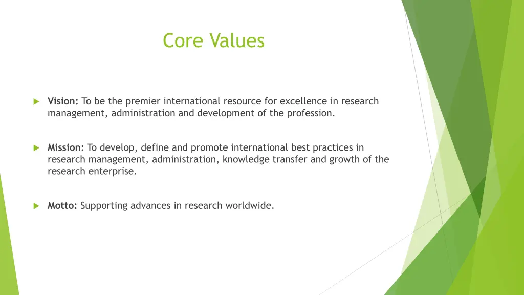 core values