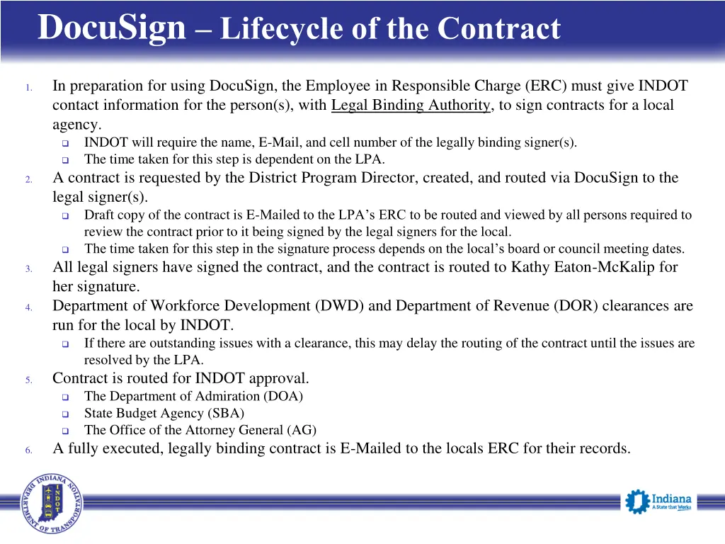 docusign lifecycle of the contract