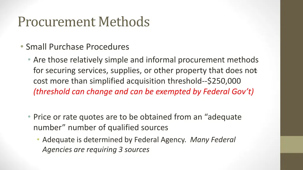 procurement methods 1