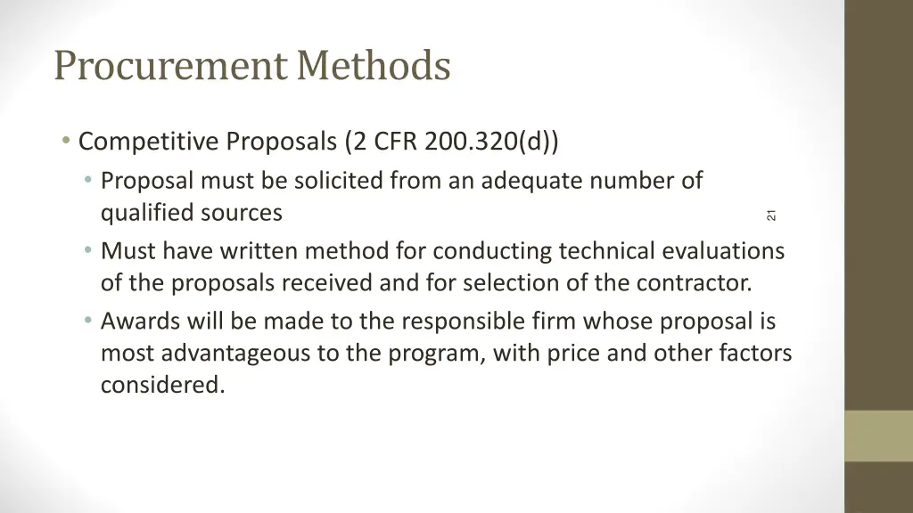 procurement methods 5