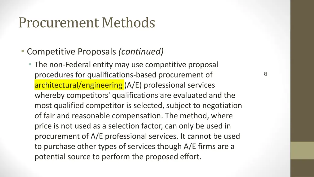 procurement methods 6